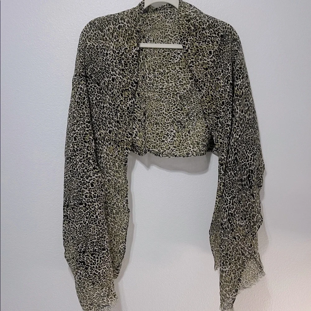 Leopard Print Scarf/Shawl